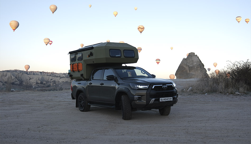 Gladiator Pick-up Caravan